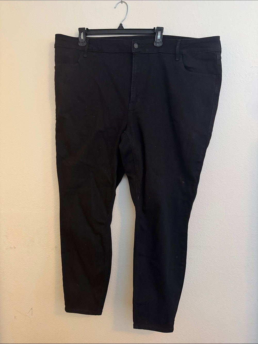Old Navy Black High-Rise Super Skinny Jeans 24